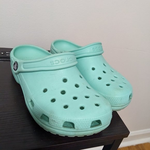 Teal Crocs Classic Clog Women's 7 / Men's 5 - Picture 2 of 11